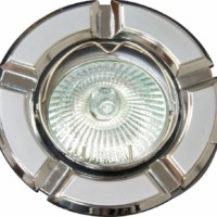 Светильник встраиваемый Feron 098T-MR16 потолочный MR16 G5.3 серый-хром