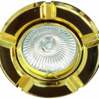 Светильник встраиваемый Feron 098T-MR16 потолочный MR16 G5.3 черный-золото