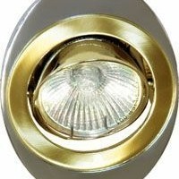 Светильник потолочный MR16 G5.3 золото-хром 108Т-MR16