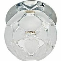 Светильник потолочный JCD9 35Вт G9 с прозрачным-матовым стеклом хром JD175