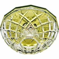 Светильник потолочный JCD9 35Вт G9 с прозрачным стеклом желтый JD179