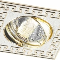 Светильник встраиваемый Feron 2008SDL потолочный MR16 G5.3 серебро-золото