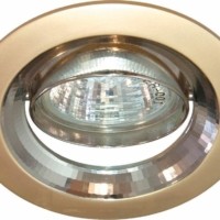 Светильник потолочный MR16 G5.3 жемчужное золото-титан DL2009