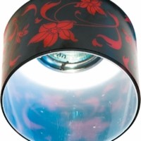 Светильник встраиваемый Feron CD2037 потолочный MR16 G5.3 черно-красный