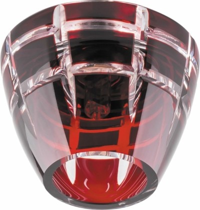 Светильник встраиваемый Feron CD2112 потолочный JCD9 G9 прозрачно-красный