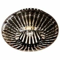 Светильник потолочный JCD9 G9 с черным стеклом с лампой CD2116