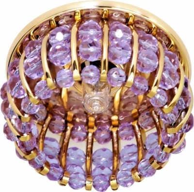 Светильник потолочный JCD9 G9 с сиреневым стеклом золото с лампой CD2119