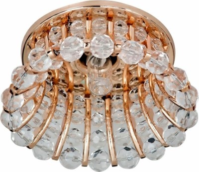 Светильник потолочный JCD9 35Вт G9 с прозрачным стеклом золото CD2120