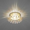Светильник встраиваемый Feron CD2120 потолочный JCD9 G9 прозрачно-розовый золотистый