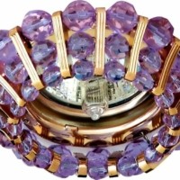 Светильник встраиваемый Feron CD2121 потолочный MR16 G5.3 сиренево-золотистый