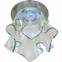 Светильник потолочный JCD9 40Вт G9 с многоцветным стеклом хром CD2213