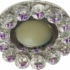 Светильник встраиваемый с белой LED подсветкой Feron CD7070 потолочный MR16 G5.3 прозрачно-сиреневый