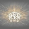 Светильник встраиваемый с разноцветной LED подсветкой Feron 1527 JCD9 прозрачный