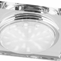 Светильник встраиваемый Feron 4170-2 потолочный ESB53 GX53 прозрачный