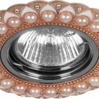 Светильник встраиваемый Feron CD2050 потолочный MR16 G5.3 шампань-хром