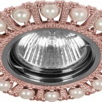 Светильник встраиваемый Feron CD2052 потолочный MR16 G5.3 шампань-хром