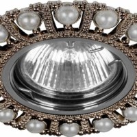 Светильник потолочный MR16 Max35Вт 220В G5.3 медь хром CD2052