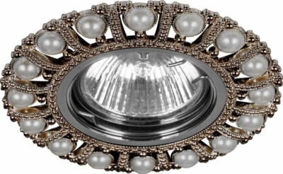 Светильник потолочный MR16 Max35Вт 220В G5.3 медь хром CD2052