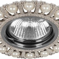 Светильник встраиваемый Feron CD2052 потолочный MR16 G5.3 белый-хром