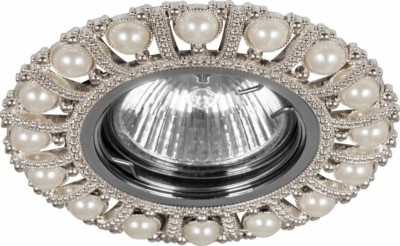 Светильник встраиваемый Feron CD2052 потолочный MR16 G5.3 белый-хром