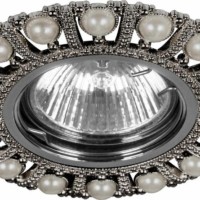 Светильник встраиваемый Feron CD2052 потолочный MR16 G5.3 черный-хром