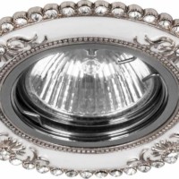 Светильник встраиваемый Feron CD2054 потолочный MR16 G5.3 белый-хром