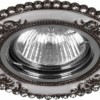 Светильник встраиваемый Feron CD2054 потолочный MR16 G5.3 черный-хром