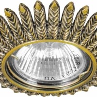 Светильник встраиваемый Feron CD002 потолочный MR16 G5.3 золотистый