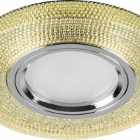 Светильник встраиваемый с белой LED подсветкой Feron CD972 потолочный MR16 G5.3 желтый