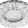 Светильник встраиваемый с белой LED подсветкой Feron CD933 потолочный MR16 G5.3 прозрачный