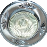 Светильник встраиваемый Feron DL246 потолочный MR16 G5.3 титан-хром