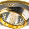 Светильник встраиваемый Feron DL248 потолочный MR16 G5.3 титан-золото