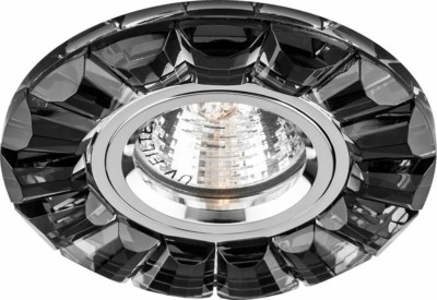 Светильник встраиваемый Feron CD2510 потолочный MR16 G5.3 черный хром
