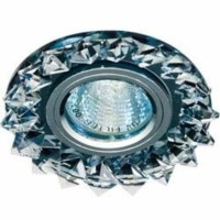 Светильник потолочный MR16 50Вт G5.3 с прозрачным стеклом серый CD2515