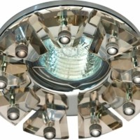 Светильник потолочный MR16 50Вт G5.3 с желтым стеклом хром CD2528