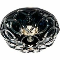 Светильник потолочный JCD9 G9 прозрачный черный с лампой JD178