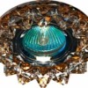 Светильник встраиваемый Feron CD2542 потолочный MR16 G5.3 коричневый хром