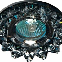 Светильник встраиваемый Feron CD2542 потолочный MR16 G5.3 черный хром