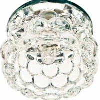 Светильник встраиваемый Feron JD95 потолочный JCD9 G9 прозрачный-хром