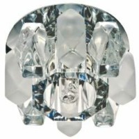 Светильник потолочный JCD9 35Вт G9 прозрачный матовый хром JD186