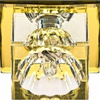 Светильник потолочный JCD9 35Вт G9 прозрачный желтый JD55