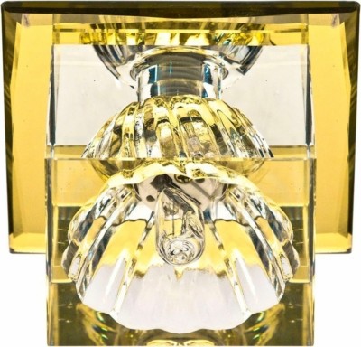 Светильник потолочный JCD9 35Вт G9 прозрачный желтый JD55