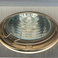 Светильник потолочный MR16 G5.3 алюминий золото DL1017