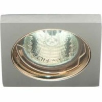 Светильник потолочный MR16 G5.3 матовый хром золото DL1017