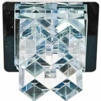 Светильник потолочный JC G4 прозрачным стеклом хром с лампой JD121-CL