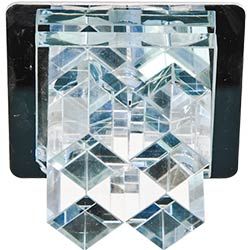 Светильник потолочный JC G4 прозрачным стеклом хром с лампой JD121-CL