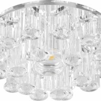 Светильник светодиодный встраиваемый Feron 1550 потолочный 10Вт 3000K прозрачный