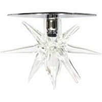 Светильник потолочный JC G4 с прозрачным стеклом хром (с лампой) DL8140