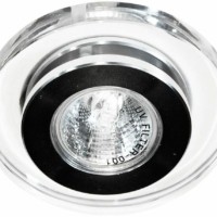 Светильник встраиваемый Feron DL8125-CH потолочный JCDR G5.3 прозрачный хром