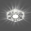Светильник встраиваемый с белой LED подсветкой Feron CD918 потолочный MR16 G5.3 прозрачный